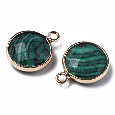 Synthetic Malachite Charms G-Q998-026D-1
