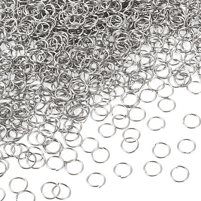 304 Stainless Steel Open Jump Rings STAS-TA0002-99B-1