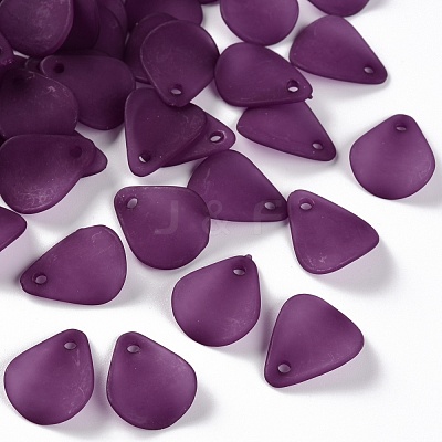 Transparent Frosted Acrylic Pendants MACR-S371-09A-743-1
