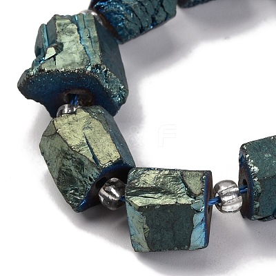 Electroplated Natural Quartz Beads Strands G-G767-02-17-1