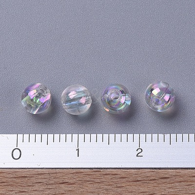Eco-Friendly Transparent Acrylic Beads PL732-2-1