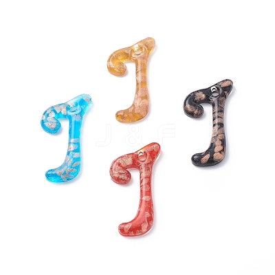 Handmade Lampwork Pendants LAMP-X092-M-1