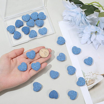 24Pcs Unwaxed Natural Lava Rock Beads G-PA0002-13A-1