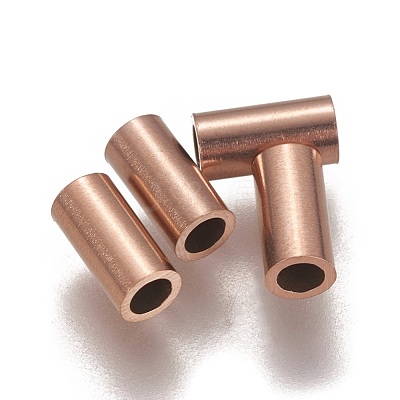 Ion Plating(IP) 304 Stainless Steel Tube Beads STAS-L216-23E-RG-1