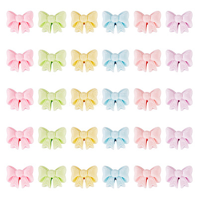 30Pcs Opaque Resin Decoden Cabochons RESI-TADJ0001-13A-1