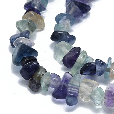 Natural Fluorite Stone Bead Strands G-R192-05-1