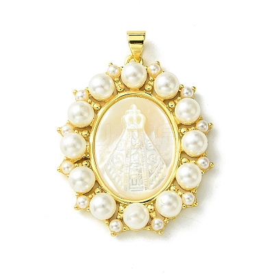 Eco-Friendly Brass Pendants KK-A204-02C-01G-1
