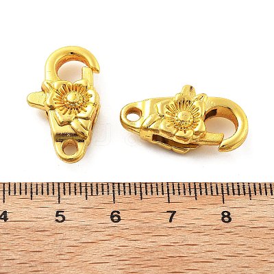 Brass Lobster Claw Clasps KK-R216-18B-G-1
