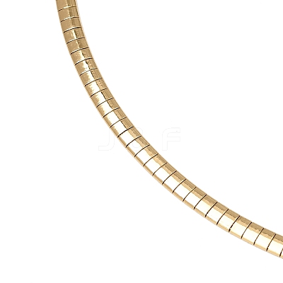 4MM 304 Stainless Steel Flat Snake Chain Necklaces MAK-Z004-07G-1