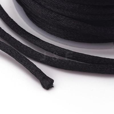 Nylon Satin Rattail Cords NWIR-L006-1mm-02-1