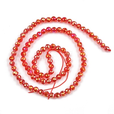 Electroplate Transparent Glass Beads EGLA-B013-02A-AB06-1