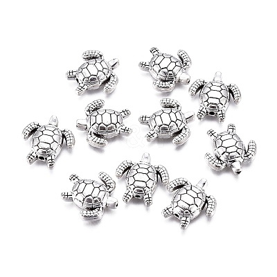 Tibetan Style Alloy Beads TIBEB-L004-031AS-1