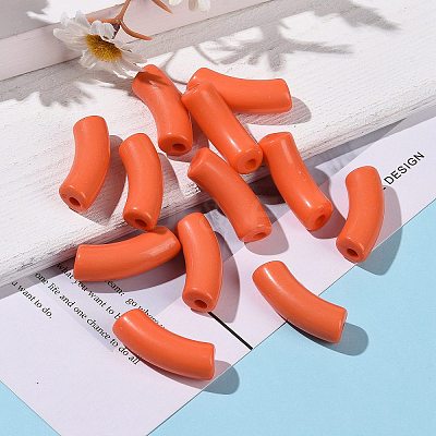 Opaque Acrylic Beads SACR-S677-026-1