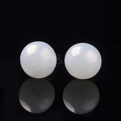 ABS Plastic Imitation Pearl Beads SACR-N005-C-02-1