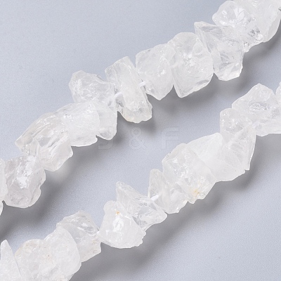 Natural Quartz Crystal Beads Strands G-I283-F06-1