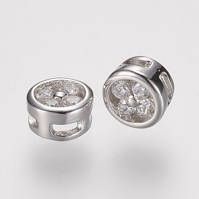 Brass Micro Pave Grade AAA Cubic Zirconia Pendants LS-ZIRC-G086-09P-NR-1