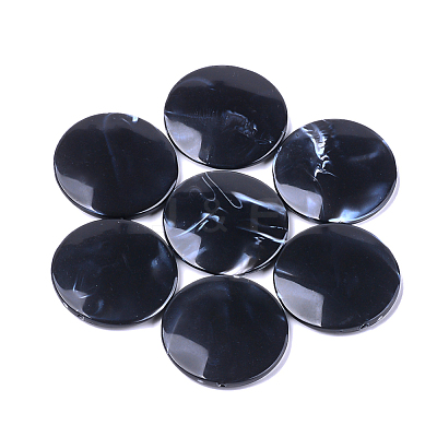 Acrylic Beads X-OACR-T008-01F-1