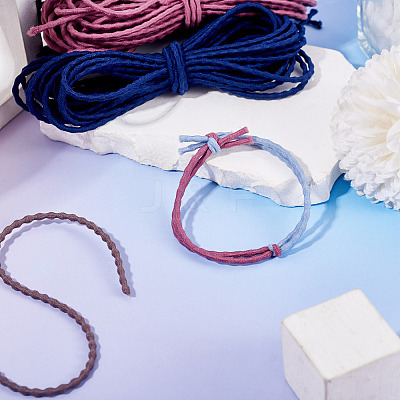 30M 6 Colors Polyester Elastic Cords EC-TA0001-07D-1