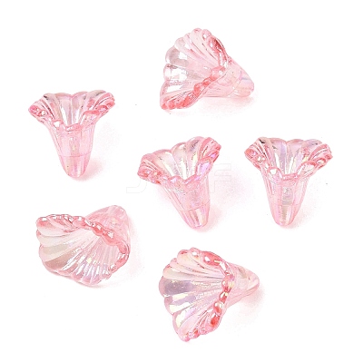 Transparent Acrylic Bead Caps OACR-G054-03H-1