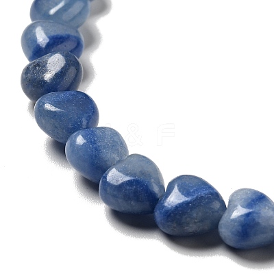 Natural Dyed & Heated Blue Aventurine Beads Strands G-B022-10A-1