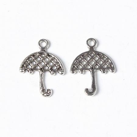 Tibetan Style Alloy Umbrella Pendants X-LF1300Y-1