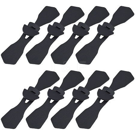 8Pcs 1-Hole PU Leather Buttons FIND-GF0008-82C-1