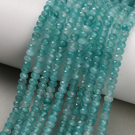 Dyed Natural White Jade Beads Strands GG-CBAF9EE-A03-3x4mm-1