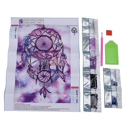 5D DIY Diamond Painting Canvas Kits For Kids DIY-F059-01-1