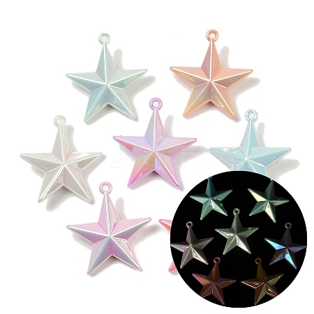 Opaque Acrylic Pendants OACR-B031-25-1