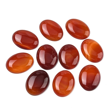 Natural Agate Cabochons X-G-K021-40x30mm-01-1