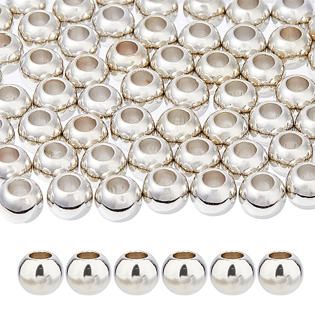 150Pcs CCB Plastic European Beads CCB-DC0001-20-1