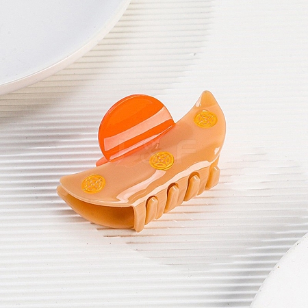 Cellulose Acetate(Resin) Claw Hair Clips PW-WG7066F-01-1