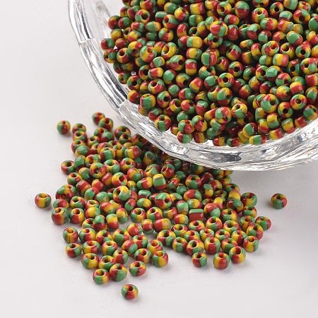 12/0 Opaque Colours Seep Glass Beads SEED-M008-C31-1