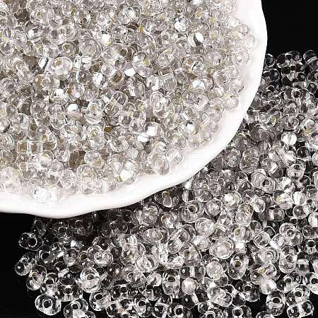 Baking Paint Transparent Glass Seed Beads X-SEED-N006-05A-1