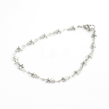 Tarnish Resistant 304 Stainless Steel Bracelets X-BJEW-D418-05-1