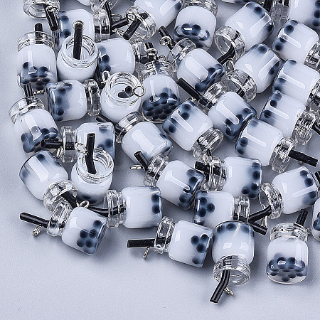 Glass Bottle Pendants X-CRES-S359-01A-1