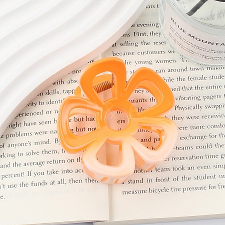 Gradient Hollow Flower Plastic Claw Hair Clips LS-PW-WG87417-05-1