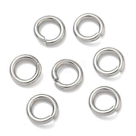 Tarnish Resistant 304 Stainless Steel Open Jump Rings STAS-E067-11-8mm-1