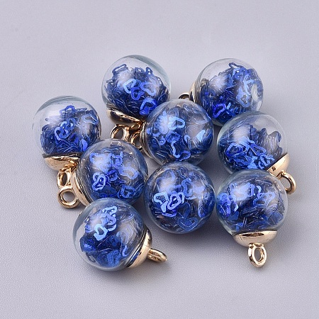 Transparent Glass Globe Pendant GLAA-TAC0001-17C-1