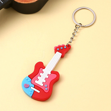 Guitar PVC Bag Keychain PW-WGAD27A-03-1