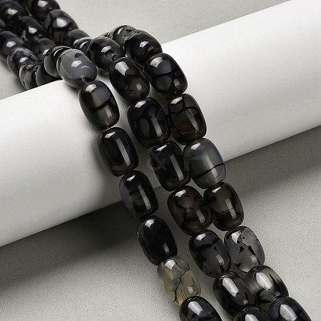 Natural Dragon Veins Agate Beads Strands G-D317-A01-01-1