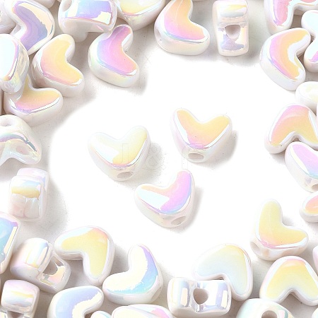 UV Plating Opaque Acrylic Beads MACR-F083-12G-1