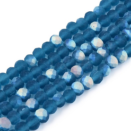 Transparent Glass Beads Strands EGLA-A044-T4mm-MB27-1