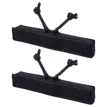 Nylon & Plastic Outdoor Tactical Vest Zipper Strip DIY-WH0128-60C-1