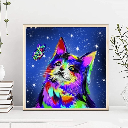 Cat DIY Diamond Painting Kits PW-WG313F1-01-1