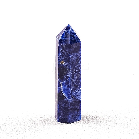 Point Tower Natural Sodalite Home Display Decoration PW-WG04107-42-1