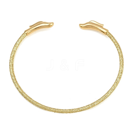 Braided Steel Wire Bangles Making KK-CBA6056-02J-G-1