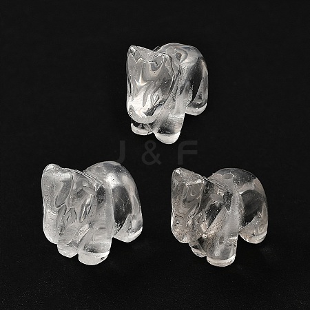 Chinese Zodiac Natural Quartz Crystal Carved Beads G-D300-01F-1