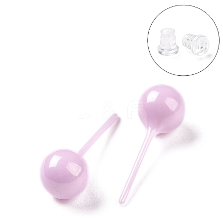 Hypoallergenic Bioceramics Zirconia Ceramic Stud Earrings EJEW-Z023-13D-1