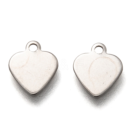 Non-Tarnish 201 Stainless Steel Charms STAS-B001-07A-P-1